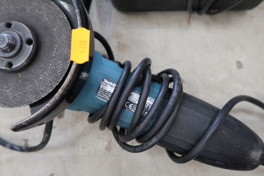 Vinkelsliber MAKITA samt lader MAKITA