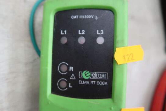 Fasefølge-/drejefelttester ELMA RT 606A