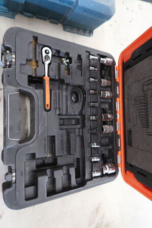 Topnøglesæt BAHCO, TECOS samt prestang WÜRTH