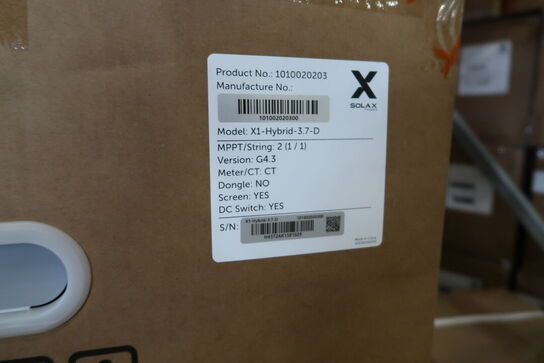 Inverter SOLAX X1-Hybrid-3.7-D