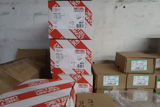 Lagerreol med div. Varelager