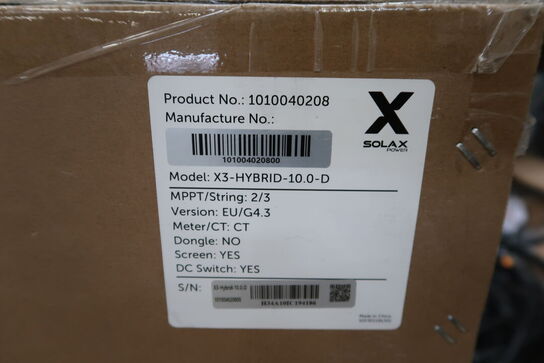Inverter SOLAX X3-Hybrid-10.0-D