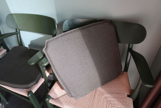 4 stk. spisebordsstole HANS J. WEGNER CH26 med stofhynder