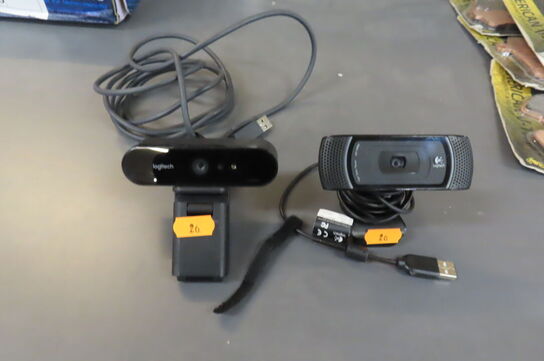 2 stk. Webkameraer LOGITECH