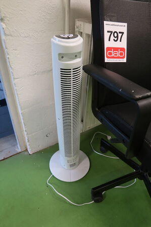 Kontorstol & ventilator 