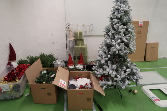 Stort parti julepynt 