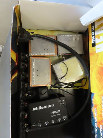 Palle med rester fra TC ELECTRONIC