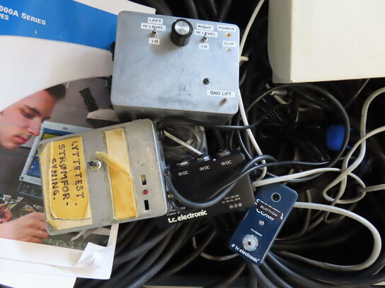 Palle med rester fra TC ELECTRONIC