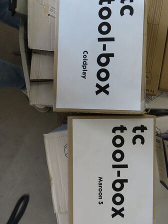 Palle med rester fra TC ELECTRONIC