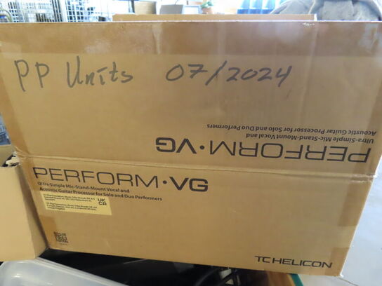 Palle med rester fra TC ELECTRONIC