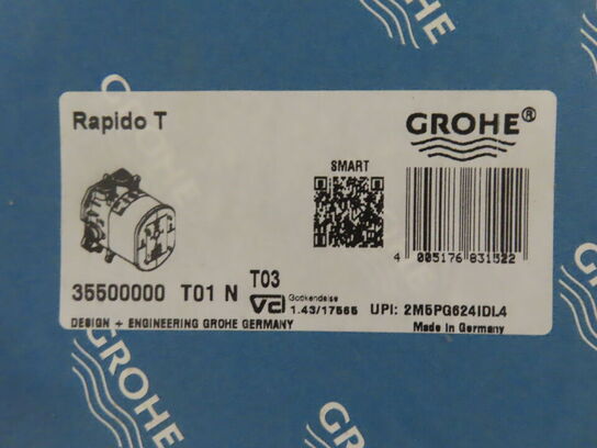 Palle med div. Brusehoveder, armaturer mv. VOLA, GROHE