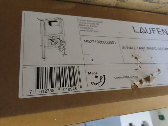 3 stk. indbygningscisterner - GROHE, LAUFEN