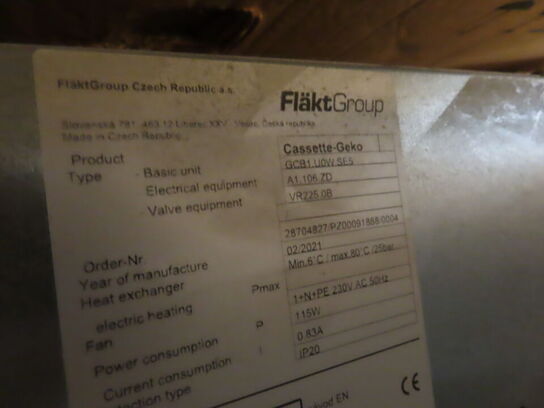 Lofekassette FLÄKTGROUP