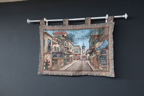 vægtæpper, bord med skakspil