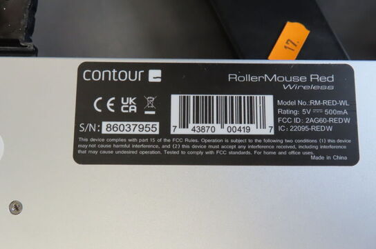 Computerskærm LENOVO samt rollermouse & tastatur