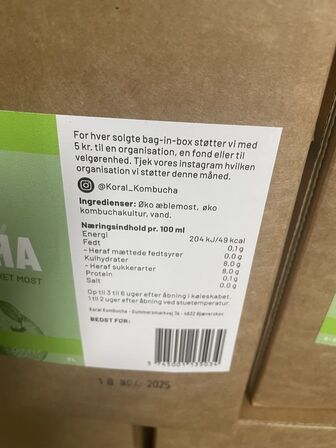 Stort parti Kombucha