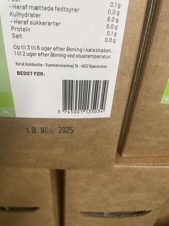 Stort parti Kombucha