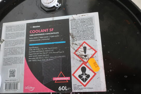 Ca. 50 liter kølervæske 