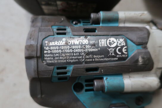 Bajonetsav, skruemaskine samt slagnøgle MAKITA 