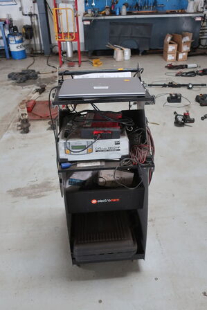 Batteritester samt diagnosetester på vogn 