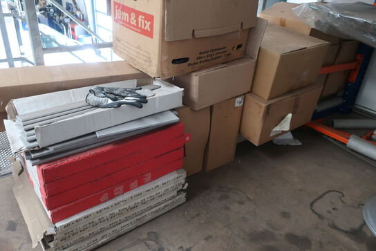 Diverse forbrugsmaterialer, værktøj, biludstyr m.v. 