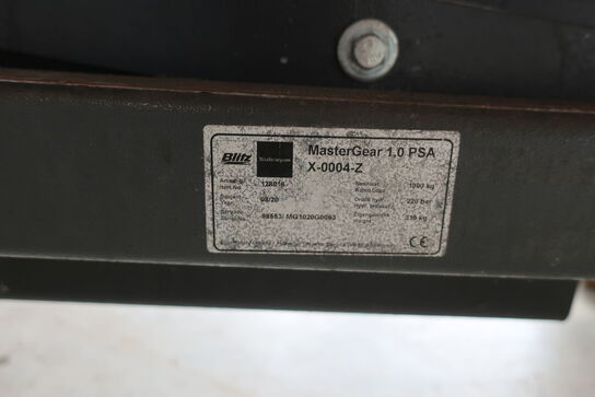 Løftebord BLITZ MasterGear 1000 kg. 