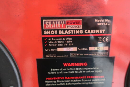 Sandblæsekabine SEALEY SB974