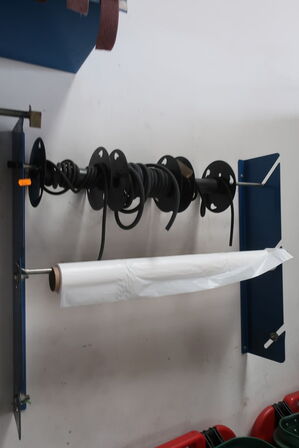 Sortimentsreol med indhold