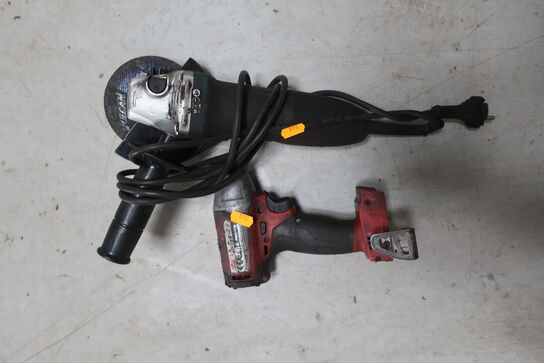 Slagnøgle samt vinkelsliber