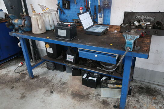 Værkstedsbord uden indhold