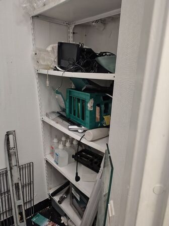 Tøm lagerrummet
