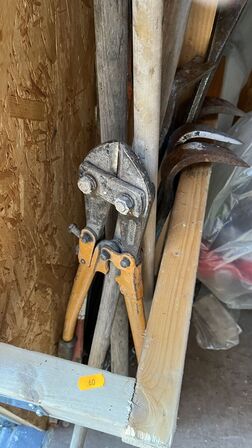 7 Stk. Koben + Koste + Boltsaks  m.m.