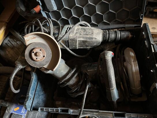 Rundsav, Borehammer, Vinkelsliber BOSCH 