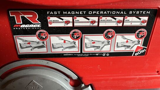 Magnet Fliseskærer RUBI TR 600