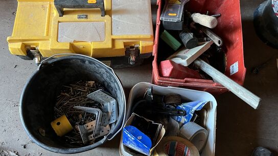 Blandet Lot  Værktøj, Skruer, Værktøjsks.