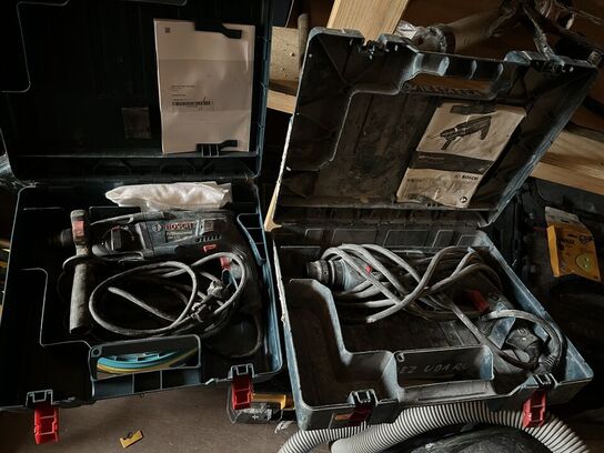 2 stk. Borehammer BOSCH GBH 221 Inkl. Transportkasse