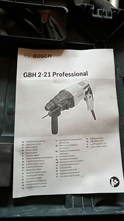2 stk. Borehammer BOSCH GBH 221 + Transportkasser