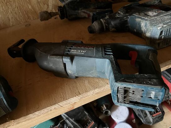 6 stk. Værktøj bl.a. Multicutter, Borehammer, Bajonetsav BOSCH