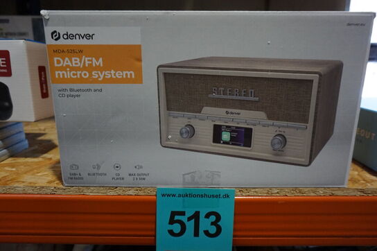 Denver MDA-525LW retro musikanlæg 