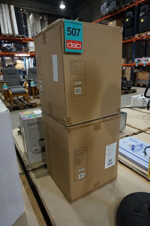 2 stk. Pop out sofa/sengeborde Hvid Ø: 40 cm H: 52 cm