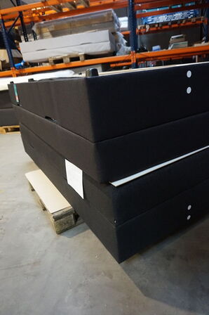 Nordisk fjer B90 seng med opbevaring 180x200 cm Antracit 