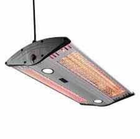 Hortus Terrassevarmer hængemodel 1000/2000W med fjernbetjening 