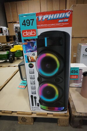 iDance Typhoon 801x trådløs højtaler med bluetooth & LED lys 