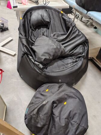 Protac SenSit kuglestol med skammel