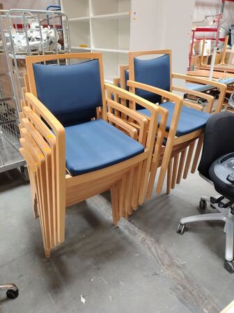 12 stk. konferencestole SCHOU ANDERSEN