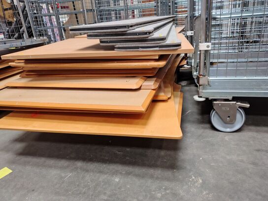 Parti assorterede bordplader 