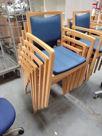 12 stk. konferencestole SCHOU ANDERSEN