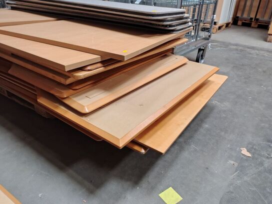 Parti assorterede bordplader 