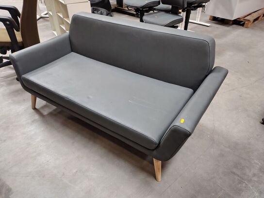 2-personers sofa, grå 
