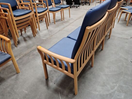 3-personers loungesofa samt stol  SCHOU ANDERSEN